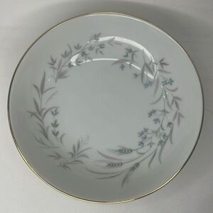 Wentworth Fine China Japan 8 Oz Side Gold Trim Pink Blue Floral 5 1/2 In Round